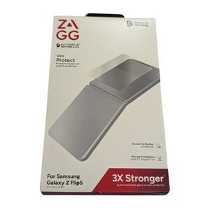 V1-N 2-pack ZAGG Invisible Shield Glass‎ Screen Protector Samsung Galaxy Z Flip5
